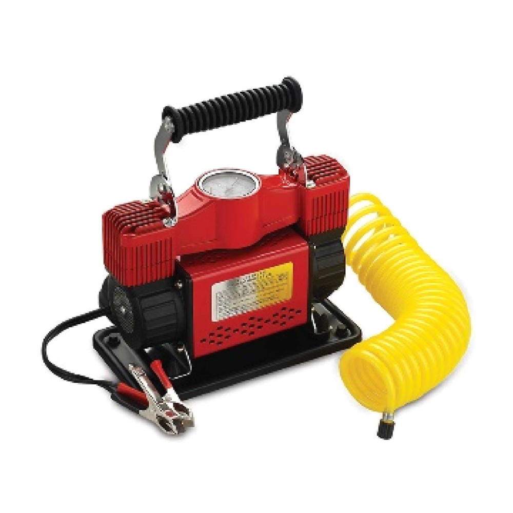 Gonfleur de pneu robuste avec pieds anti-vibrations