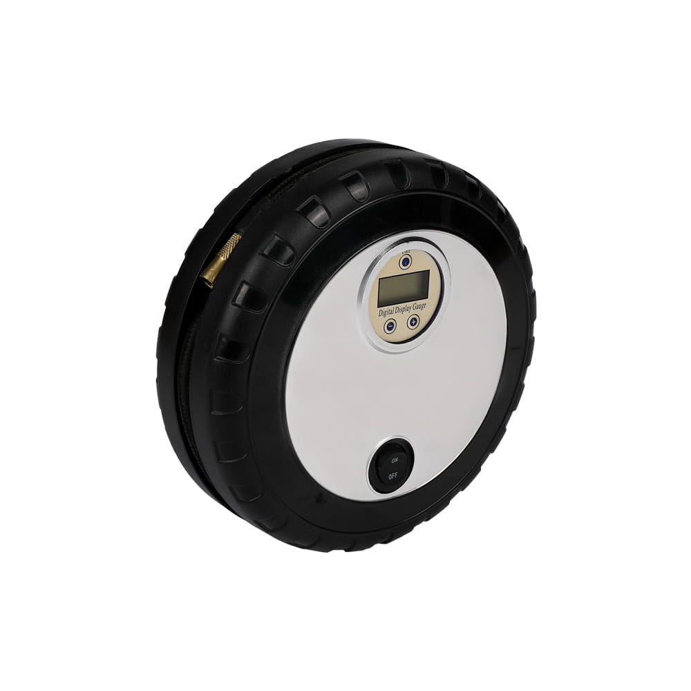 Mini gonfleur de pneu rond numérique pour vélo, balles et voitures à pneus