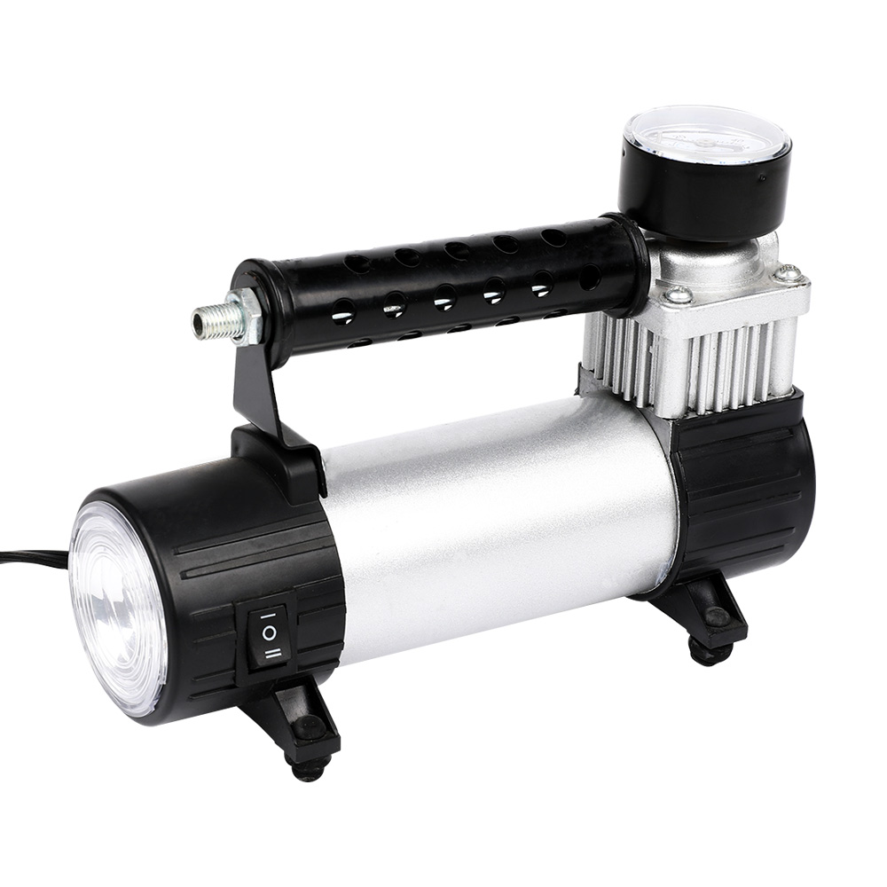 Gonfleur de pneu portable avec éclairage de secours